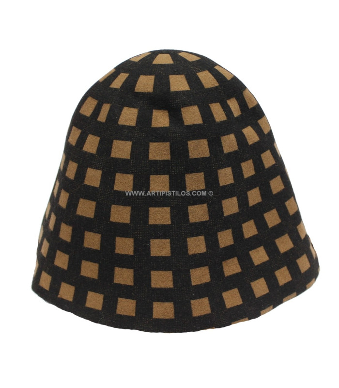 CÔNE DE FEUTRE ESTAMPILLÉ 100 % LAINE 90 g