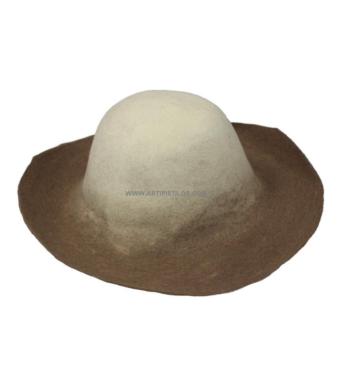 CAPELINE BICOLOR FEUTRE 100 % LAINE - 120 g