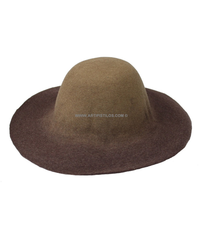 CAPELINE BICOLOR FEUTRE 100 % LAINE - 120 g