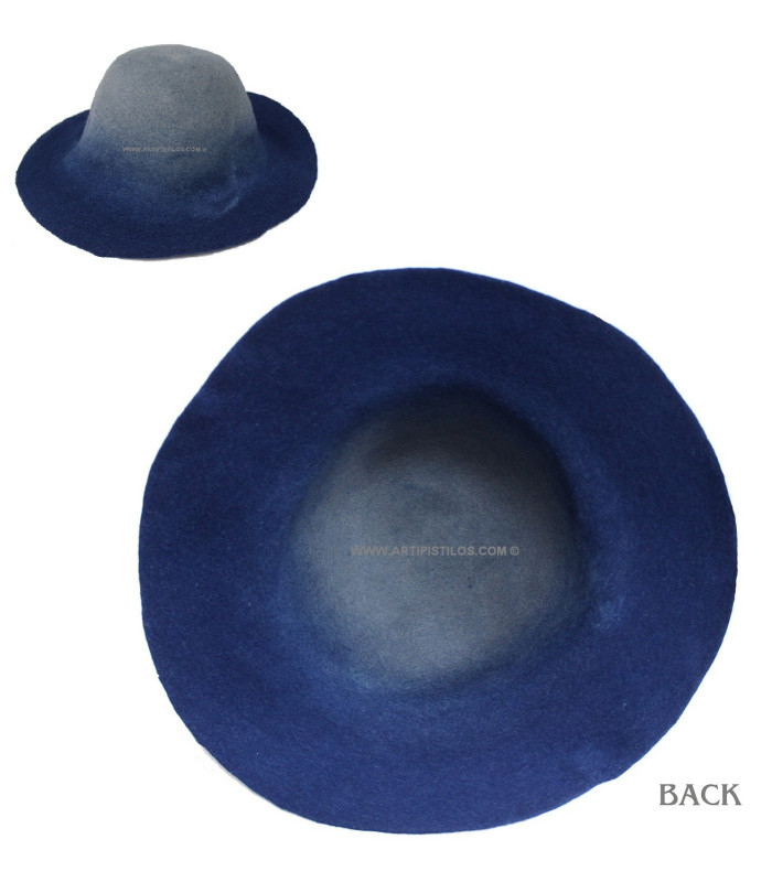 CAPELINE BICOLOR FEUTRE 100 % LAINE - 120 g