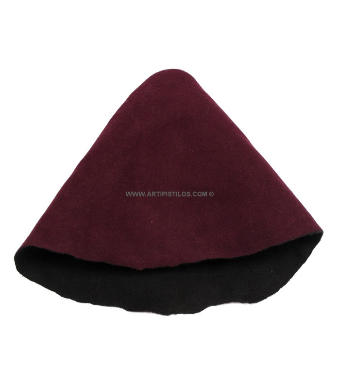 CÔNE DE FEUTRE DEUX COULEURS 90g 100 % LAINE