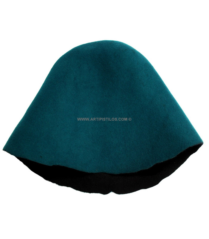 CÔNE DE FEUTRE DEUX COULEURS 90g 100 % LAINE