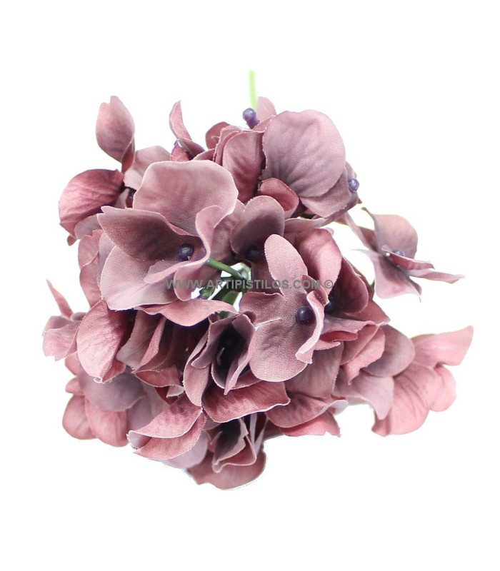 HORTENSIA EN TISSU "MINI"