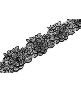 APPLICATION RUBAN AVEC FLEUR 7 cm