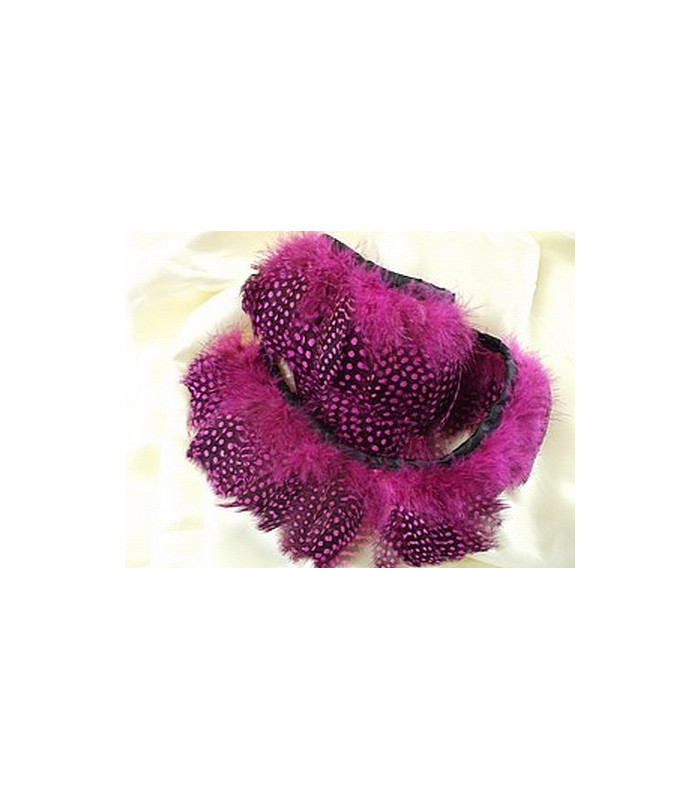 PLUMES DE POULE DE GUINÉE 10 CMS.