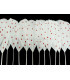 FRANGE DE PLUMES DE CANARD À POIS 25 CMS.