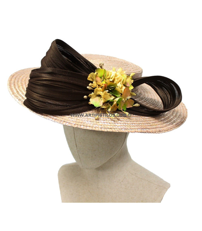 CANOTIER PAILLE NATURELLE "SANCHO"