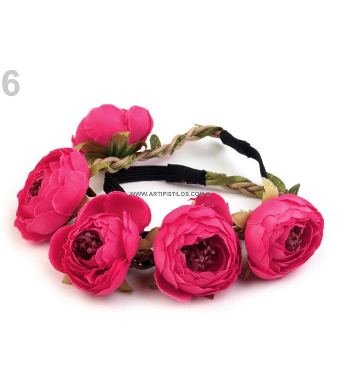 BANDEAU FLORAL ELASTIQUÉº