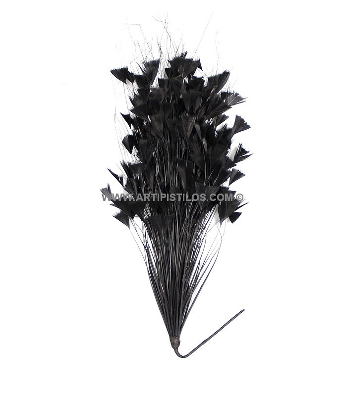ASSEMBLAGE DE PLUMES 30 X 15 cm