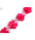 TIRA FLORES DE TUL 1 mt x 6 cm