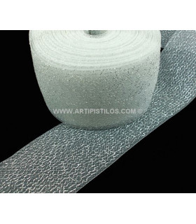 CRIN LUXE BLANC CASSÉ/ARGENT