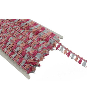 Frangeant pompons multicolores