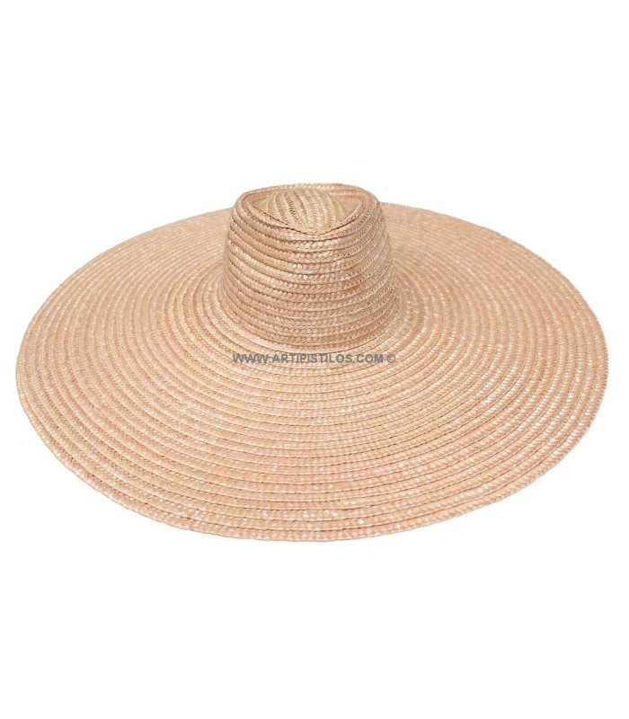 CHAPEAU DE PAILLE NATUREL "VANDELLAS"