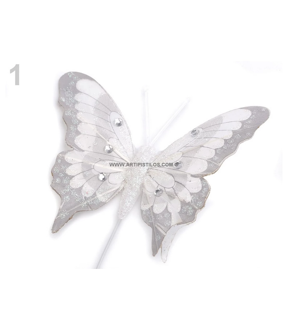 Papillon Décoratif - Papillons Decoratifs - Matériaux pour coiffes, bases,  fleurs, plumes et plus encore.