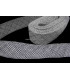 CRIN ROMBO CON RAFIA 7 cm