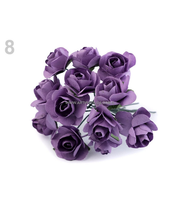 BOUQUET 12 MINIROSES IN TISSU