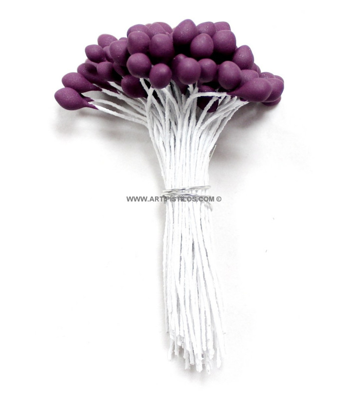 BOUQUET 90 PISTILS 5 MM. MAT TIGE FIL DE FER