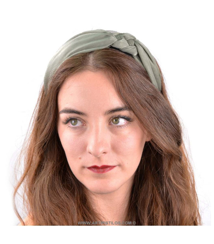Bandeau avec noeud tressé