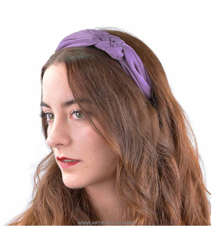 Bandeau avec noeud tressé