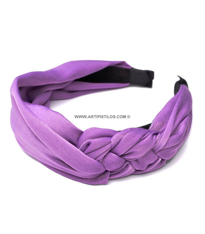 Bandeau avec noeud tressé