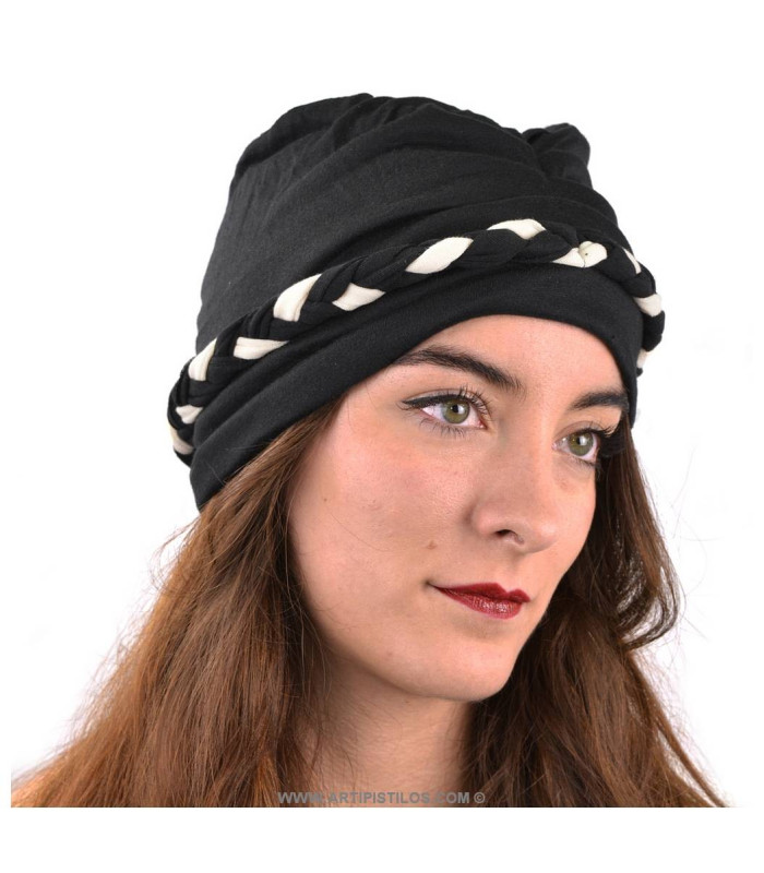 Turban avec ruban tressé