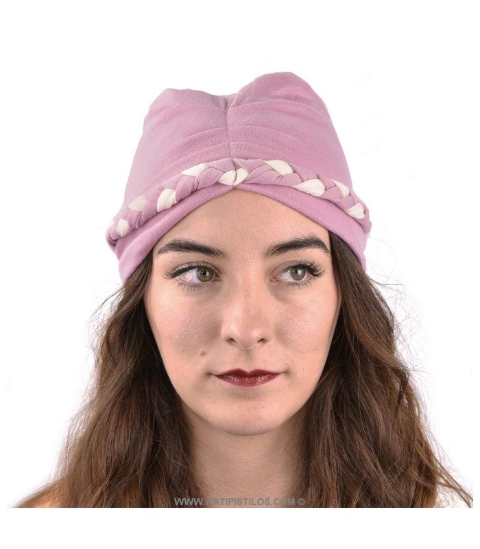 Turban avec ruban tressé