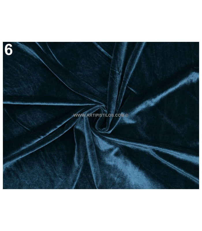 Tissu velours élastique