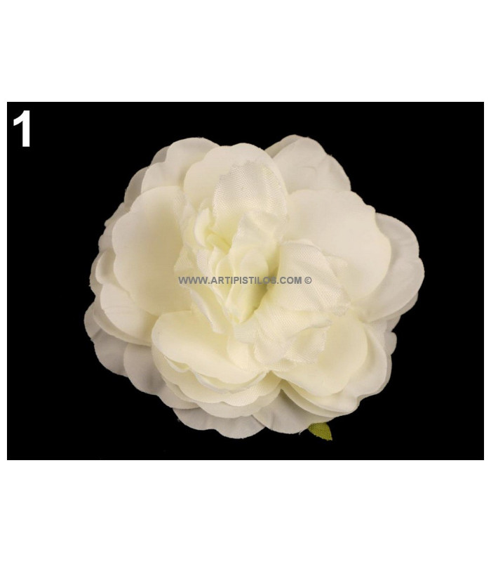 ROSE EN TISSU 65 MM