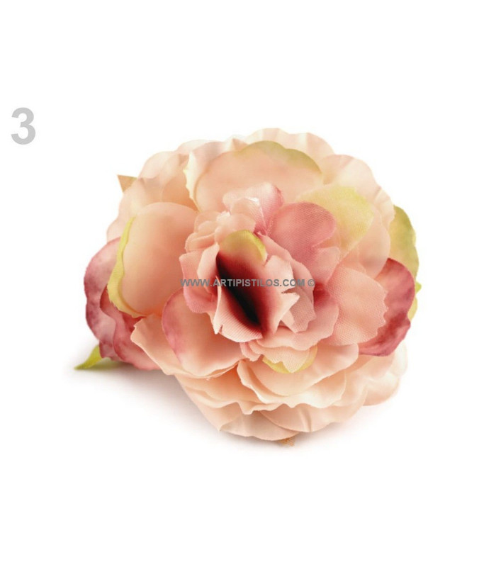 ROSE EN TISSU 65 MM