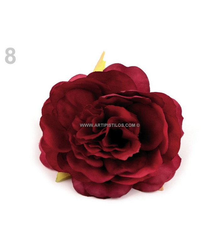 ROSE EN TISSU 65 MM