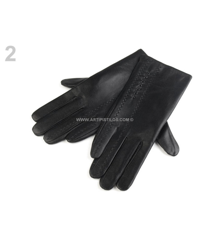 Gants en cuir pour femmes taille L