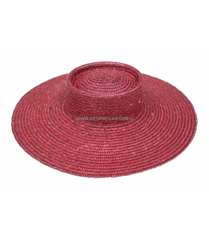 Chapeau tressé en paille naturelle "KHATARINA"