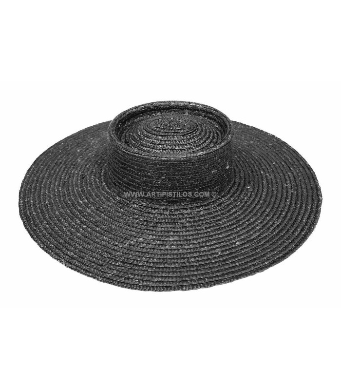 Chapeau tressé en paille naturelle "KHATARINA"