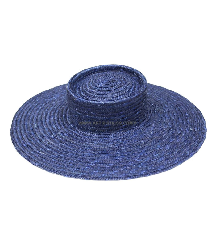 Chapeau tressé en paille naturelle "KHATARINA"