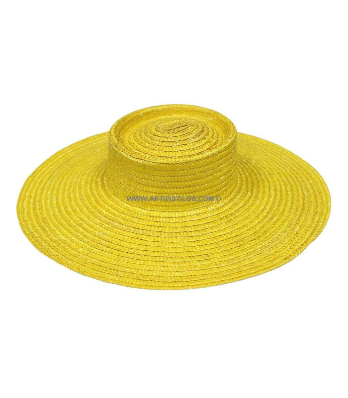 Chapeau tressé en paille naturelle "KHATARINA"
