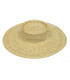 Chapeau tressé en paille naturelle "KHATARINA"