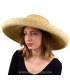 Chapeau en paille naturelle "AVIGNON"