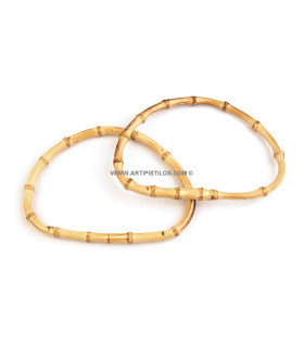 Poignées en bambou 13,5 x 20 cm