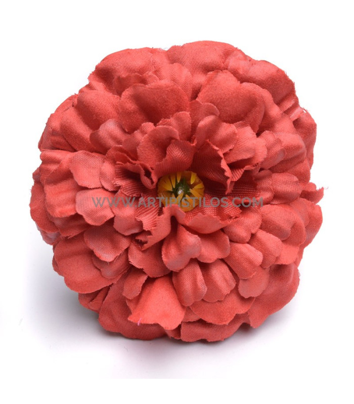 Zinnia en tissu 8.5 CM