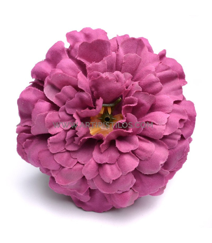 Zinnia en tissu 8.5 CM