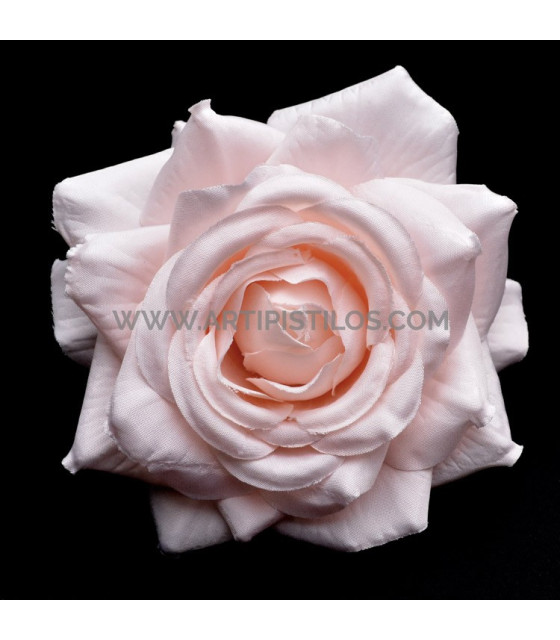 Rosse En Tissu "royal" 10.5 Cm Rose - Fleurs En Tissu - plastique