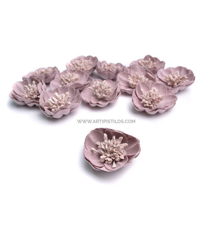 SIMILICUIR FLEUR "LOTUS"