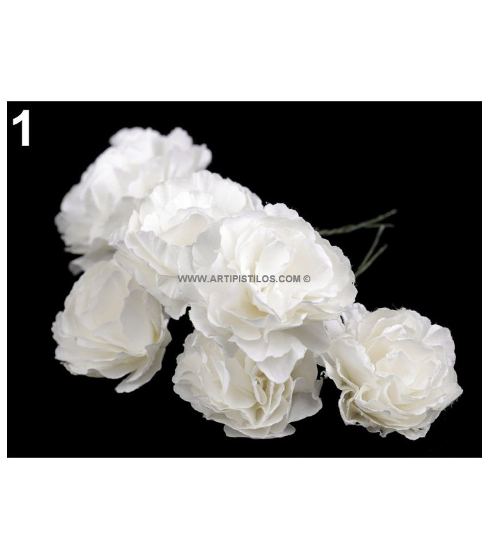 FLEURS EN PAPIER 4,5 CM DIÁMETRE