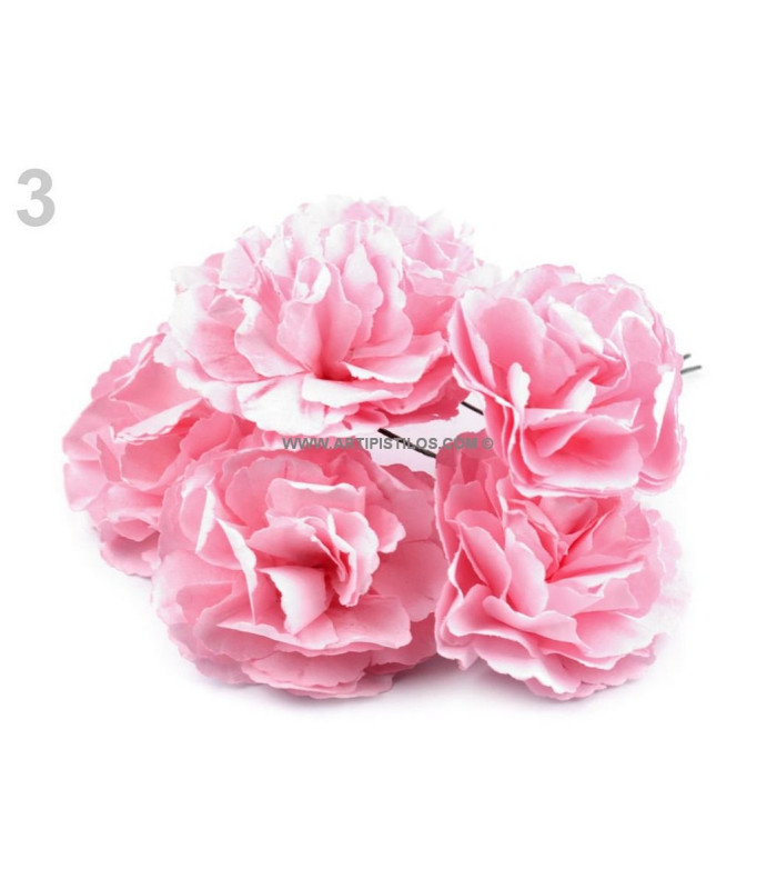 FLEURS EN PAPIER 4,5 CM DIÁMETRE