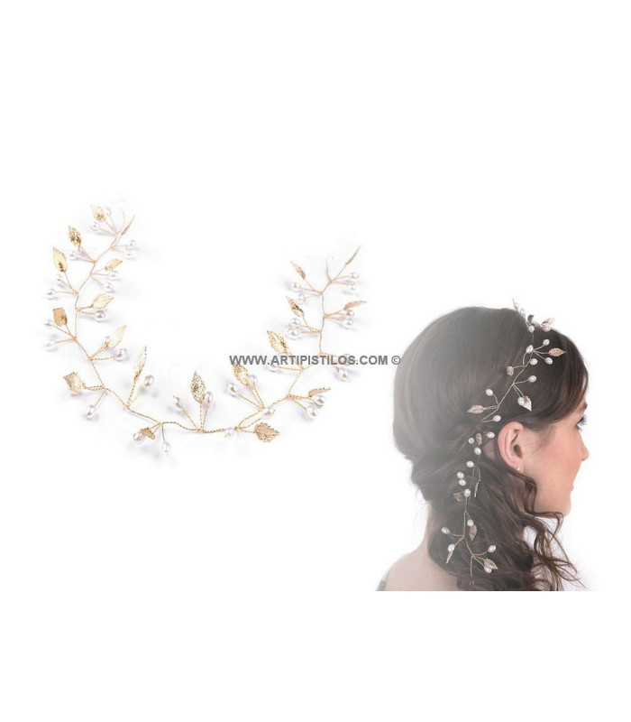 Application décorative pour les cheveux "BRUNA"