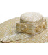 Ornement tressé en paille naturelle "CEINTURE"