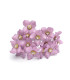 FLEUR DE PORCELAINE FRAISE 2 CM AVEC STRASS