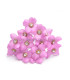 FLEUR DE PORCELAINE FRAISE 2 CM AVEC STRASS