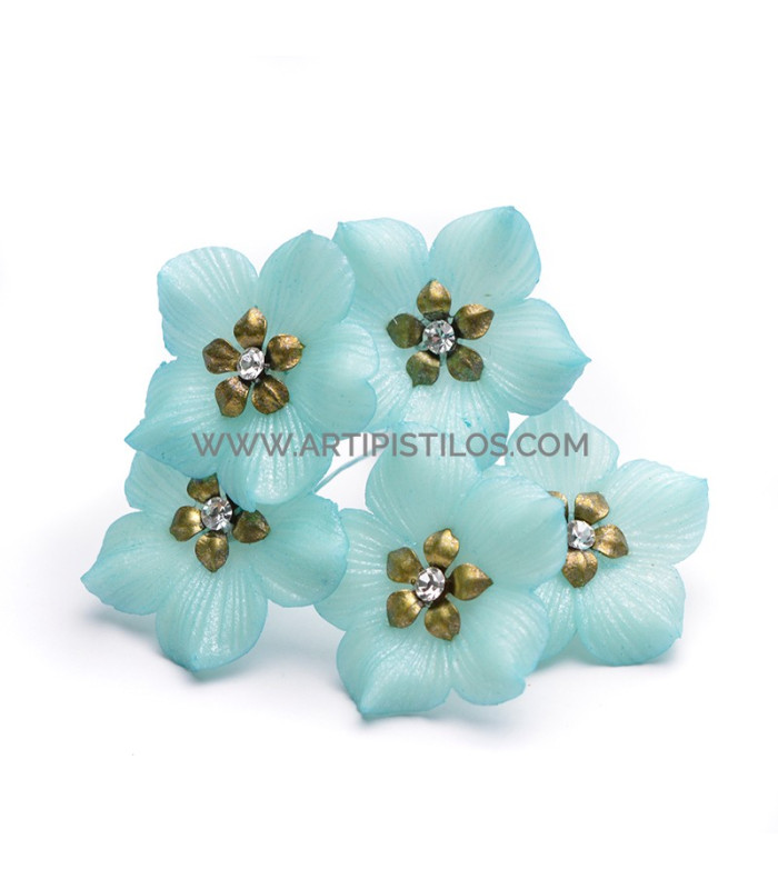 FLEUR DE PORCELAINE FRAISE 3 CM