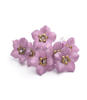 FLEUR DE PORCELAINE FRAISE 3 CM